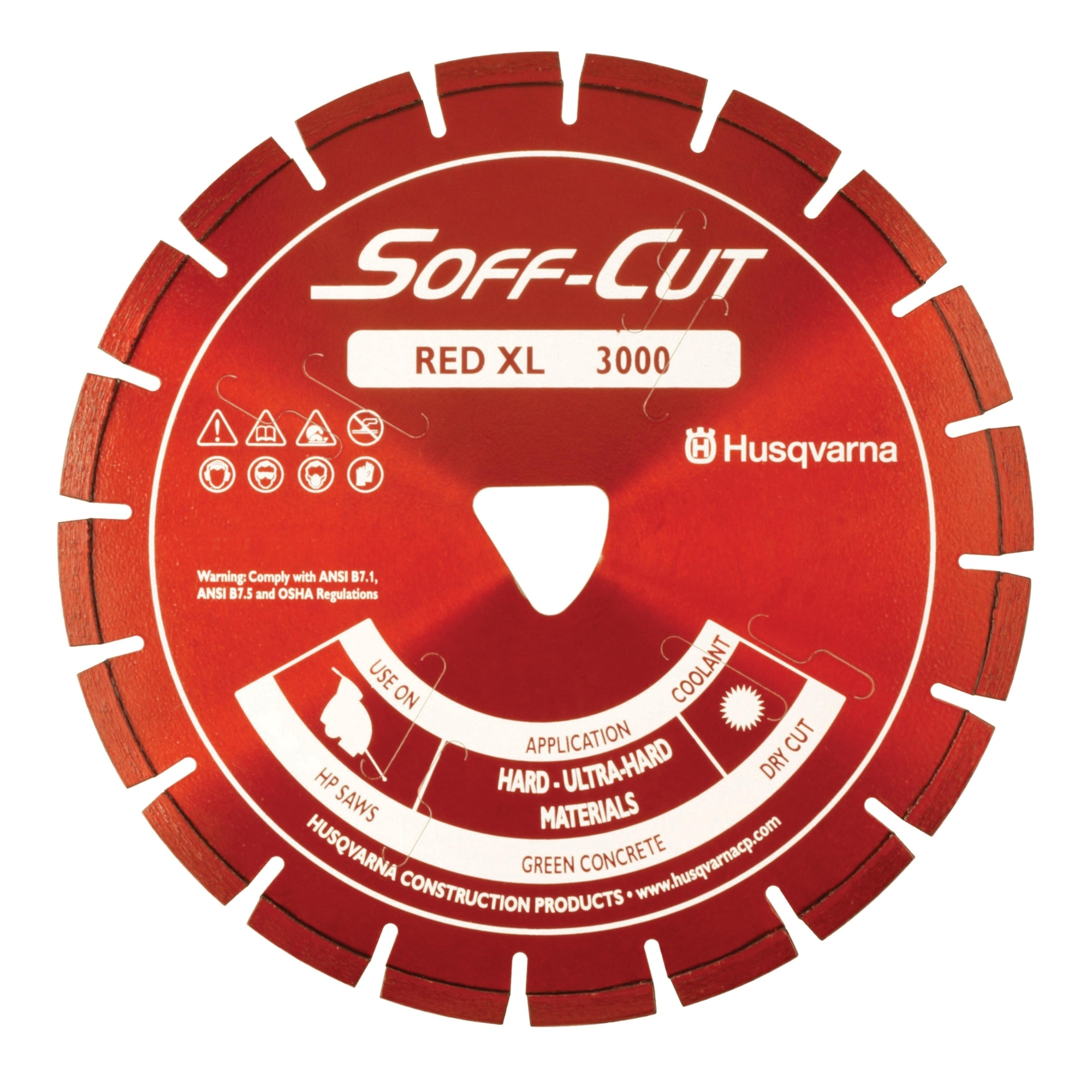 Husqvarna Diamond Blade - 6in. Diameter, XL Red Series, 10 Pcs, Model# 589770101